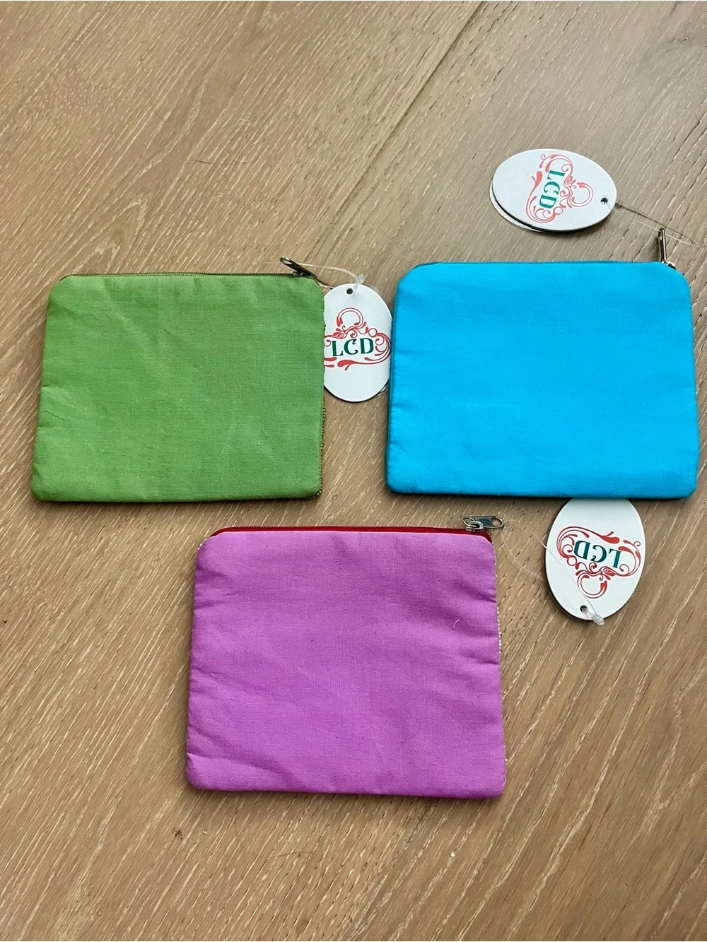 Beaded Greek Letter Coin Pouch: Delta Zeta, Tri Delta, Gamma Phi Beta